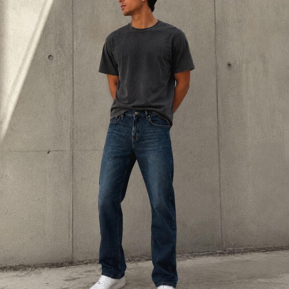 Old navy athletic taper jeans